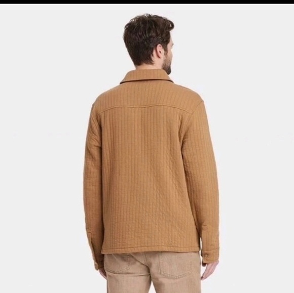 Goodfellow & Co. Size S Men's Quilted Knit Shirt Jacket. New With Tag - Picture 2 of 3